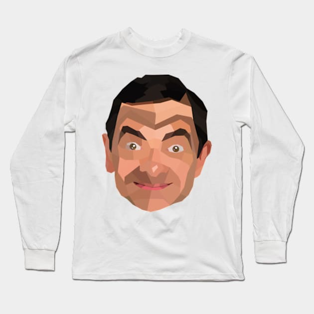 Rowan Atkinson Long Sleeve T-Shirt by Worldengine